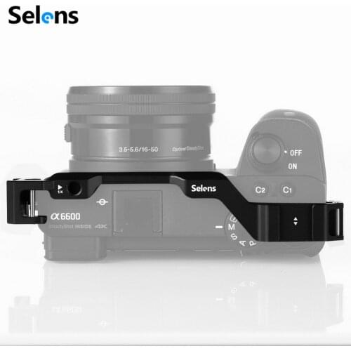 Dual Cold Shoe Adapter Relocation Plate Easy Hood Microphone Extension Cold Shoe Mount For Sony Alpha A6600 Camera