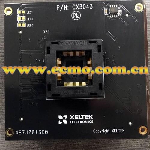 Ecmo.com.cn: Genuine only - XELTEK QFP100 Socket Adapter CX3043