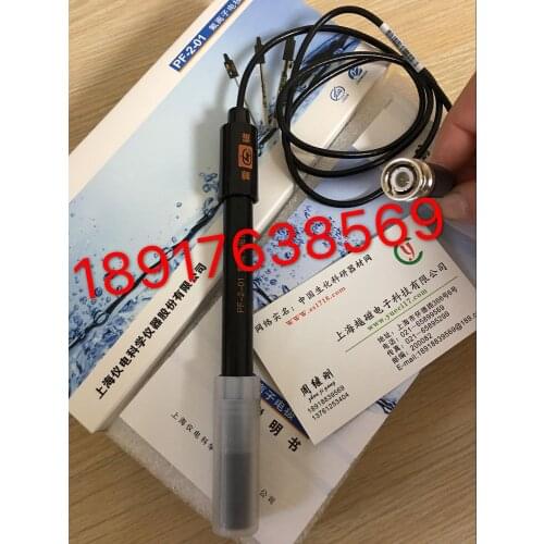 Fluoride Ion Electrode, PF-2-01 Ion Electrode, Q9 Joint, [Shanghai Leimagnetism] Fully Plastic Shell Fluoride Electrode