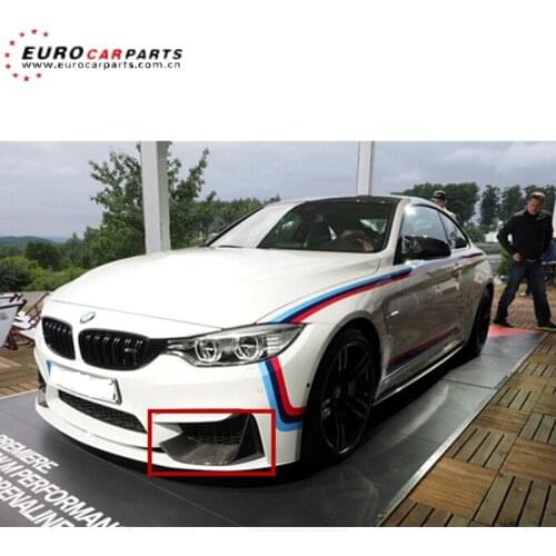 F80 M3 / F82 M4 bumper side cover carbon fiber material fit for F80 M3 / F82 M4 for M style carbon fiber material front bumper