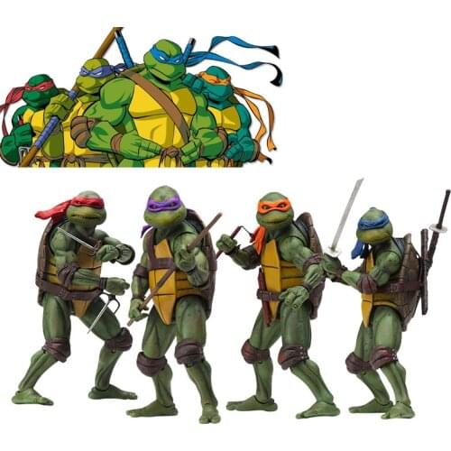 NEW Teenage Mutant Ninja Turtles Leonardo Donatello Michelangelo Raphael Action Figure Model Toys 15cm