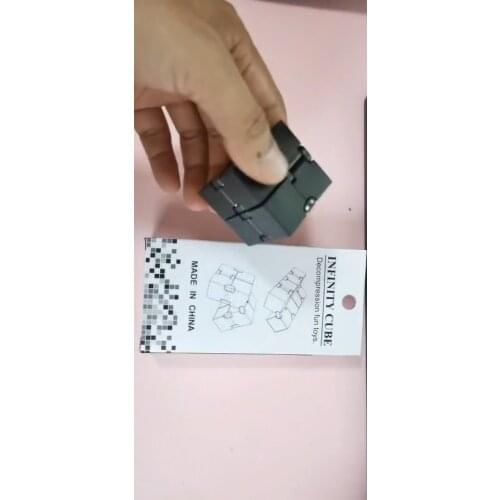 Infinity Cube Fidget Toy, Sensory Tool EDC Game for Kids and Adults, Cool Mini Gadget Best for Stress and Anxiety Relief