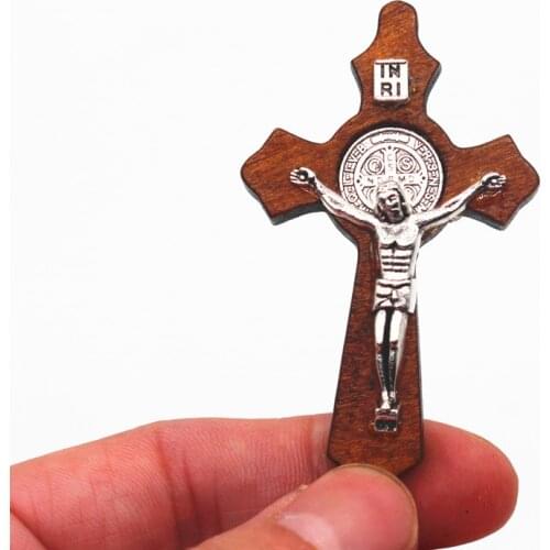 Jesus Cristo Cross Christian wood Cross Inri orthodox Cross