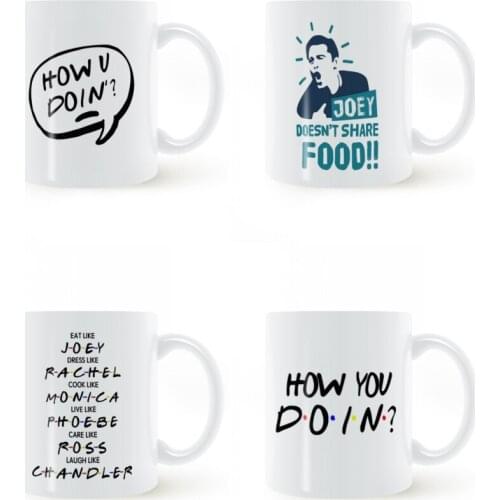 TV Series Friends Mug Cup Tea Coffee American Gift Office Ceramics Cup Mug Christmas Cosplay Coffee Mug Cup Boys Girls Gifts