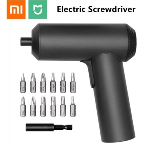 Original Xiaomi Mijia Electric Screwdriver Patent Cordless 2000mAh Rechargeable 5N.M Torque With 12Pcs S2 Screw Bits