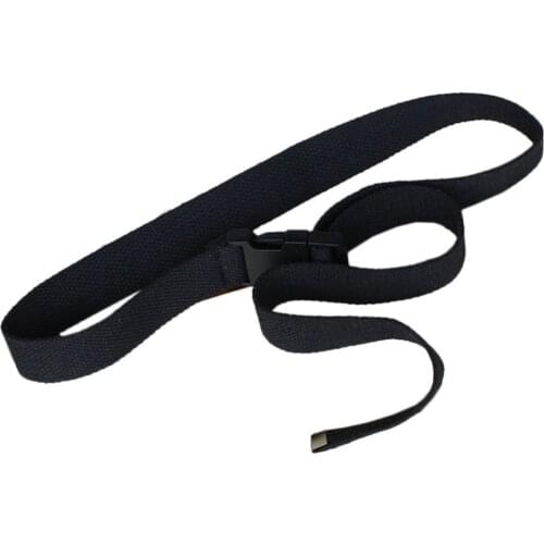 Nylon Canvas Plastic Buckle Belt Solid Color Fashion Comfortable Belt Belt for Lady Girl Man Adjustable Length Cool Girl Fashion