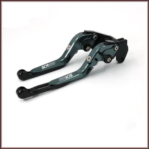 Brake Clutch Lever For YAMAHA SCR950 SCR 950 Blue 2017-2018 Motorcycle Adjustable Folding Extendable