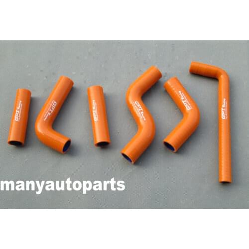 Silicone radiator hose for KTM 400EXC 525EXC 450EXC 2002 2003 2004 2005 06 2006 ORANGE