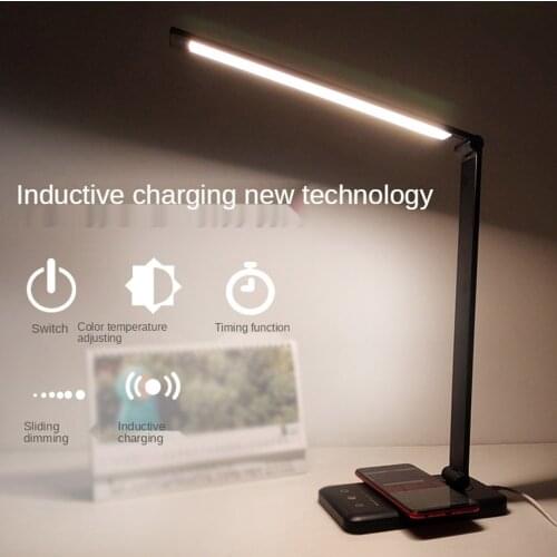 Stepless Dimmable Reading Light Foldable Rotatable Eye Protect With Timer DC 5V LED Table Lamp For Study Bedroom Bedside Reading