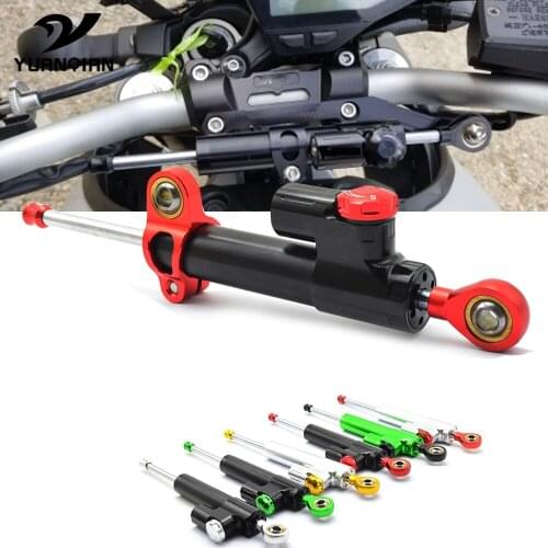 Universal Motorcycle Aluminum Adjustable Steering Damper Stabilizer For Suzuki Katana 600 750 GSX-S1000 ABS GSX250R ABS GSR750
