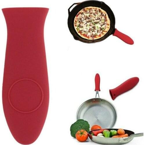 Thickened Silicone Anti-scalding Pot Handle Cover Heat Non-slip Soft Cover Wok Cover Insulation Handle Anti-scalding Y7B6