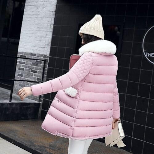 New 2020 Winter Women Wadded Jacket Basic Tops Outerwear Plus Size 3XL Down Cotton Padded Coat Female Abrigos LX1043