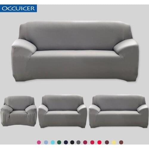 2 Pce Sofa Cover For L Corner Sofa Elastic Sofa Slipcover Cheap Cotton For Living Room Sofa Slipcover Couch Cover 1/2/3/4 Seater