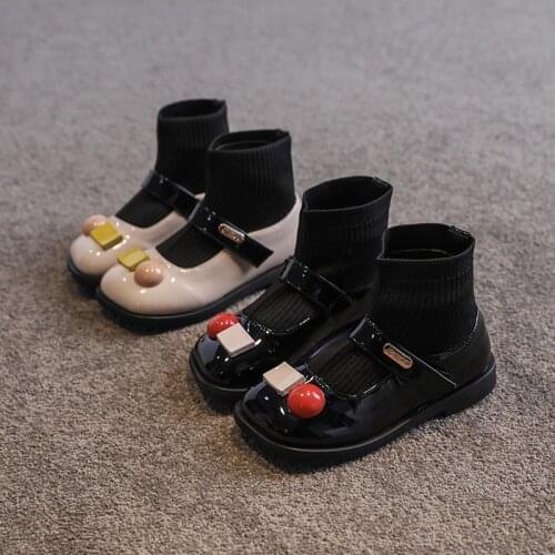 2020 new autumn and winter girls Martin boots British style single boots