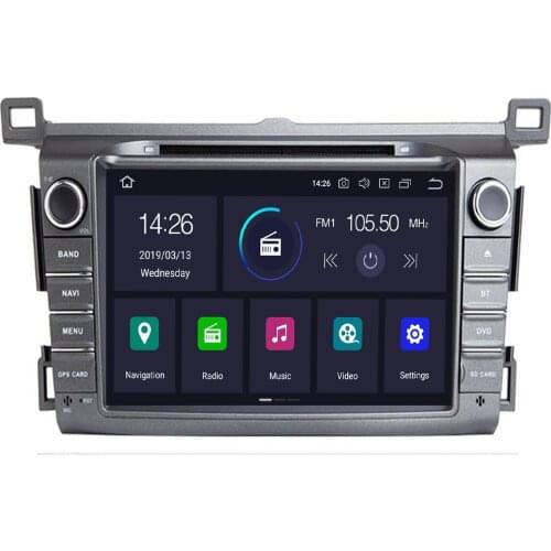 IPS 2 din Android 10 Car multimedia dvd player GPS Navigation For Toyota RAV4 RAV 4 2013-2019 radio stereo fm steering wheel BT