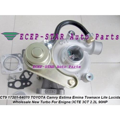 Free Ship CT9 17201-64070 17201 64070 1720164070 Turbo Turbocharger For TOYOTA Camry Estima Lite TownAce Vista 3CT 3C-T 3C 2.2L