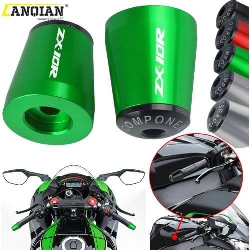For Kawasaki ZX-10R ZX10R ZX 10R 2016 2017 2018 2019 2020 2021 Motorcycle Aluminum 7/8" 22MM Handlebar Hand Grips Hand Bar Ends