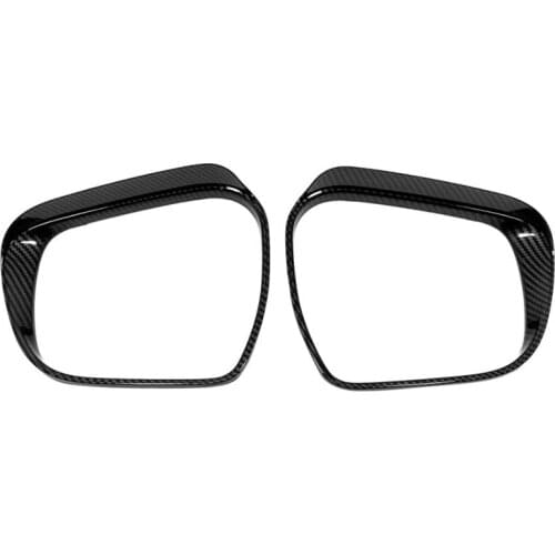 For Nissan Navara NP300 2015-2020 Car Side Door Rearview Mirror Cover Trim Rain Eyebrows Frame Shield Accessories