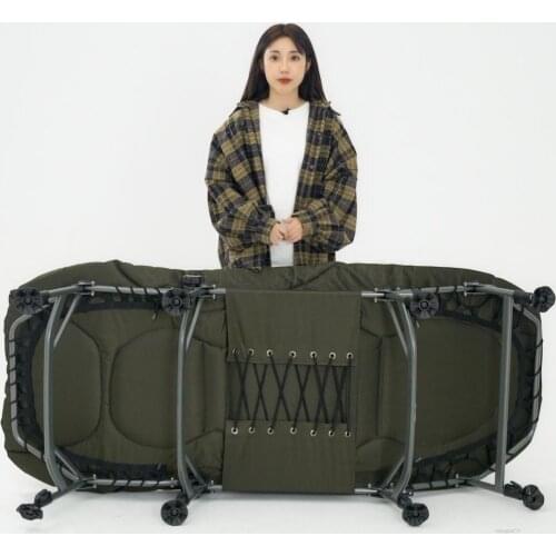 Siesta Camp Bed Aluminum Simple Folding Bed Office Siesta Bed Outdoor Portable Single Bed Recliner