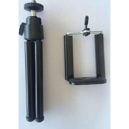 Mini Tripod Mobile Phone Holder Set Tripod + Mobile Desktop U-shaped Clip Aluminum + Material Phone Alloy Tripod Holder Q9F7