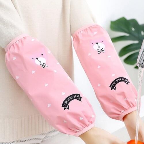 Mens and Womens Waterproof Work Oversleeve Cute Oversleeves Office Sleeve Cap Waterproof and Oil-Proof Kitchen Sleeve