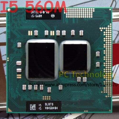 Original Intel Core I5 560m SLBTS Mobile CPU 2.40GHz 3M Dual-Core Laptop processor I5-560M Free Shipping ship out within 1 day