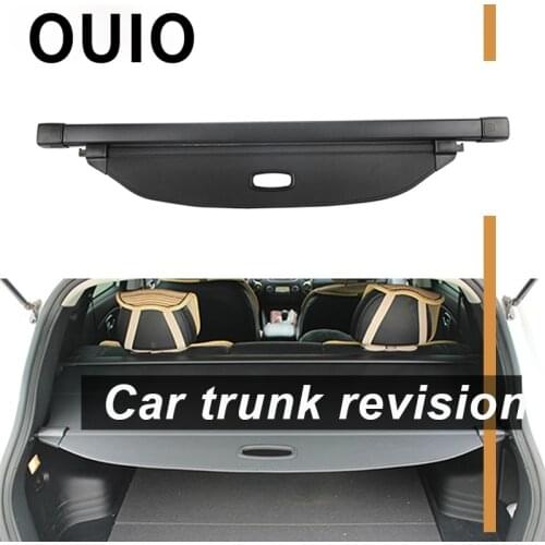 OUIO 1Set Car Rear Trunk Cargo Cover For Kia Sorento 2015 2016 2017 2018 Styling Black Security Shield Shade Auto accessories
