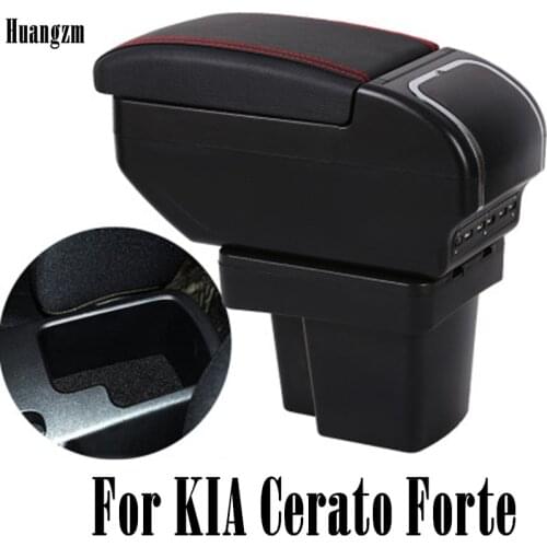 For KIA Cerato/Forte/k3 armrest box 9USB 2009-2016 2010 2011 2012 2013 2014 2015