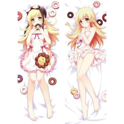 Sexy Girl Japanese Anime Bakemonogatari Oshino Shinobu Throw Otaku Dakimakura Gift Bedding Hugging Body Pillow Case 150x50 CM