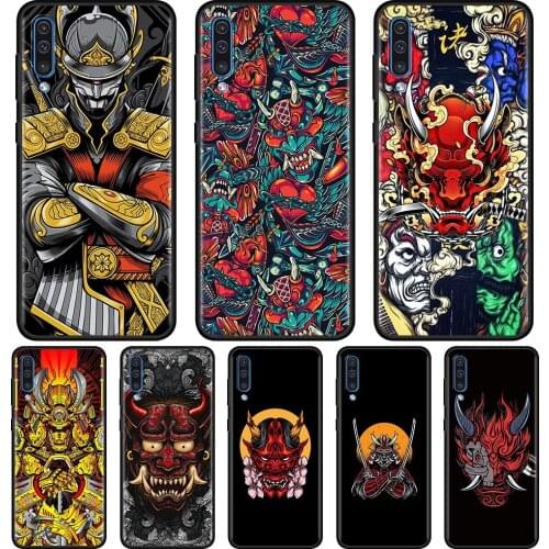 Samu 0rai Demon Cool Case For Samsung Galaxy A50 A70 A10 A20e A30 A40 A20s A10s A10e A80 A90 A60 A30s TPU Shell Silicone Cover