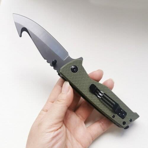 Folding knife Free shipping sharp knife 3Cr13 steel blacksmithing collection outdoor multi-function self-defense Tool knife