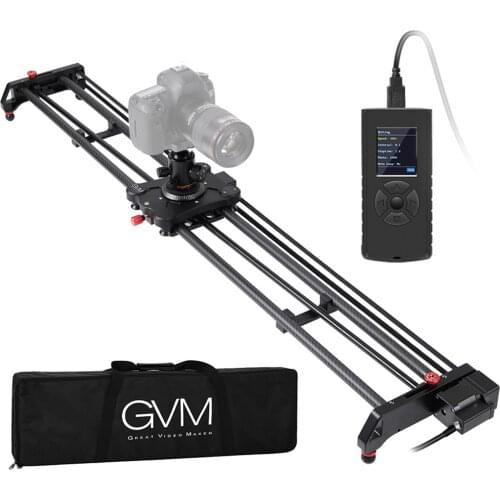 IN CZ GVM GR-120QD 120cm Motorized Camera Slider Track Slider Dolly Stabilizer Panoramic for Camera Camcorder Smartphone+Tripod