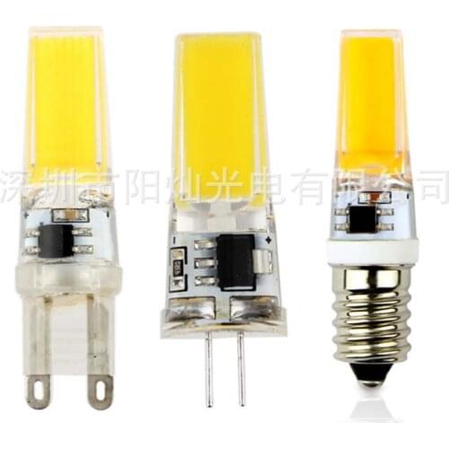 LED G4 G9 E14Lamp Bulb AC 200V 220V 240V Dimmer 9W COB SMD2508 LED Lighting Lights replace Halogen Spotlight Chandelier
