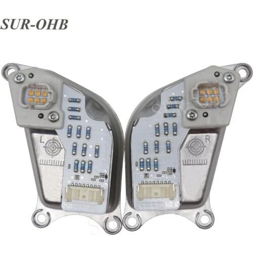 LED Headlight Daytime Running Light L&R 63117406357 7406357 1305715329 Turn Signal 63117406358 7406358 1305715330 For B(MW X3 X4