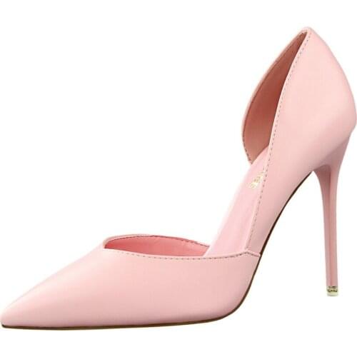 Women Pumps Fashion High Heels Shoes Black Pink Yellow Shoes Women Bridal Wedding Shoes Ladies Sandals Office party Stiletto