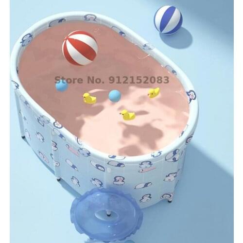 Bath Bucket Adult Household Folding Bath Bucket Bathtub Childrens Bath Bucket Baby Swimming Pool Bath Artifact Bath Basin