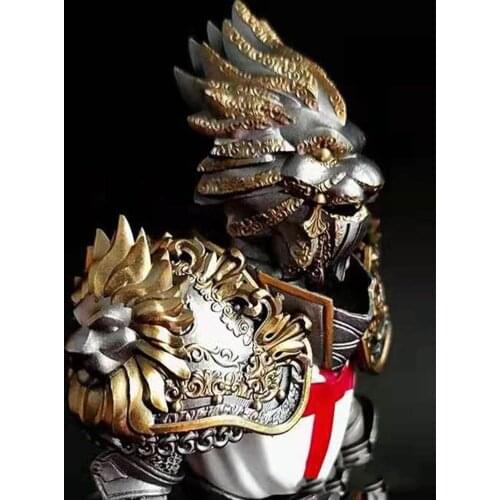 1/12 soldier knight myth legion crusader lion shoulder armor head carving DIY model accessories for 7’’ action figure model toy