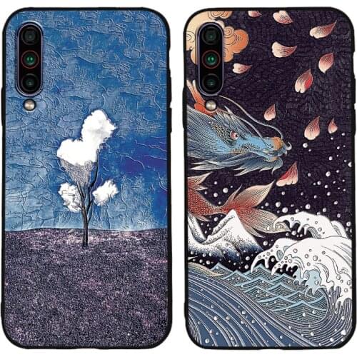 3D Relief Case for Meizu 16T Case 16XS 16X 16th X8 16s Pro Note 9 Note 8 M6T Soft TPU Shell Phone Case Cover Capa