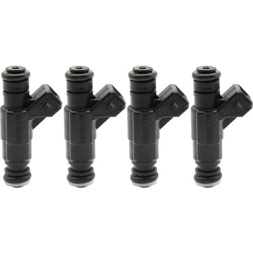 4PCS Fuel Injector Nozzles For Audi TT Quattro Passat VW Golf Jetta Beetle 00-06 4cyl 1.8L 0280156061 06A906031BA