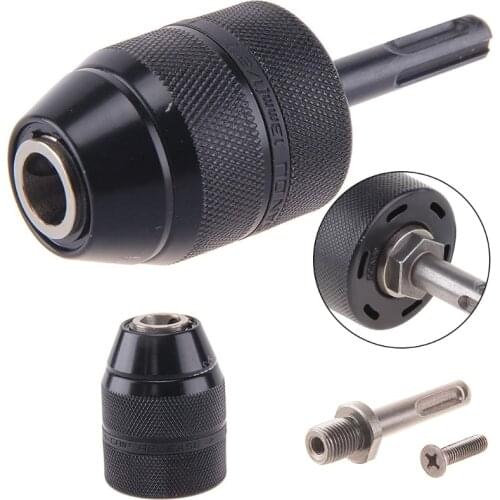 13MA Drill Chuck Adapter, 2-13mm 1/2-20UNF Mount Heavy Duty Professional Converter Tool with SDS Plus Shank Adaptor