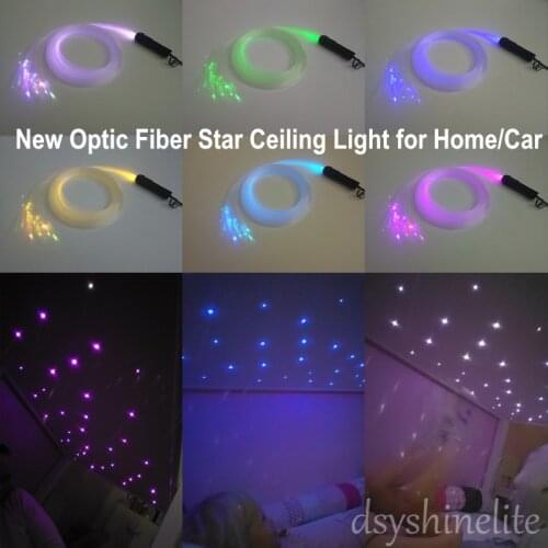 Free Shipping DIY Optic Fiber Light Stars Ceiling Lamp for Childrens Room Best Gift for Child/Car 50PCS Ceiling Stars + Remote