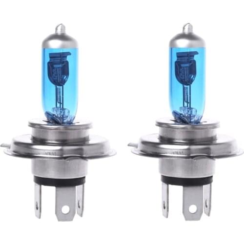 2x Super H4 100W 9003 HB2 Bi-Xenon HID 6000K White High Low Beam Headlight Bulb