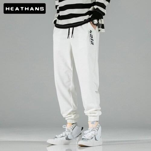 Mens Korean Loose Sport Trousers Male Reflective Knitting Harem Casual Trousers Men Elastic Waist Drawstring Four Seasons Pants