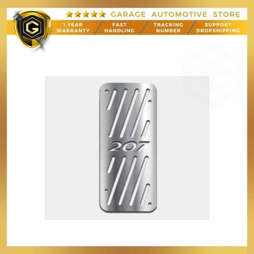 For Peugeot 207 Stainless Steel Chrome Accessories Foot Rest Pedal-2009-2012