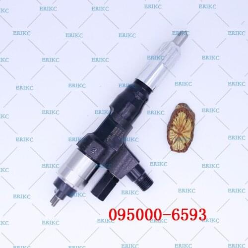 ERIKC 6593 Auto Engine Common Rail Diesel Injector 095000-6593 23670E0010 Fuel Injection Assy 0950006590 for Hino J08E-TM