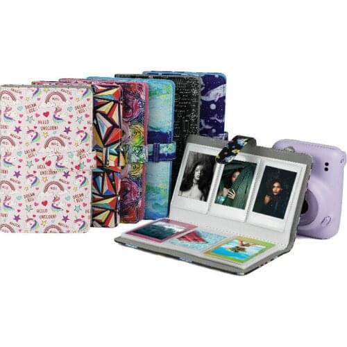 96 Pockets Instax Mini Film Photo Album Book Card Holder For Polaroid Fujifilm Instax Mini 11 9 8 7s 90 LiPlay Link Film Paper