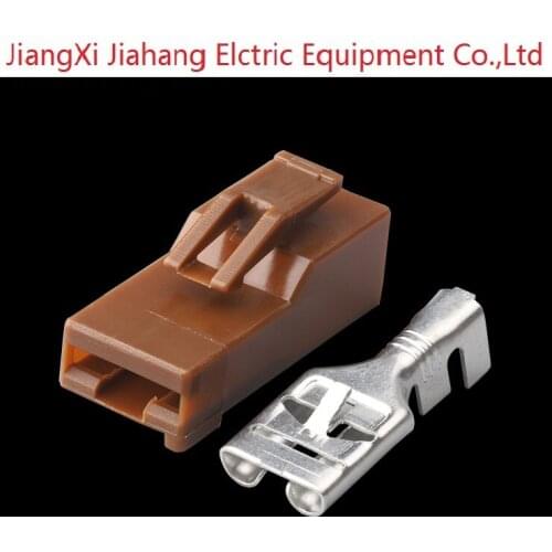 Free shipping 200sets DJ7015-9.5-21 1Pin AMP Car Electrical Wire Connectors for VW,BMW,Audi,Toyota,NISSAN