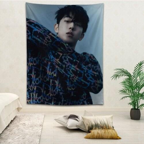 Nam-Joo-Hyuk Wall Hanging Tapestry Home Party Decorative Tapestries Photo Background Cloth Table Cloth Wall Tapestry