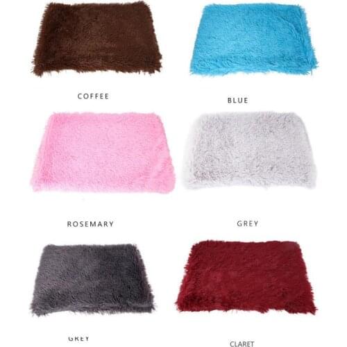 2020 New Pet Kennel Warm Blanket For Dogs In Autumn And Winter Long Wool Blanket For Cat Sleeping Pad Pet Product Accessories