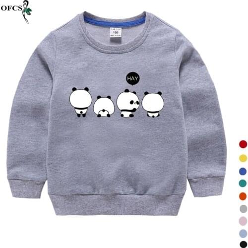 NEW Fashion Boys Girls Cartoon Hoodies 2-12Years Children Cotton Sweatshirt Unisex Spring Knitting Coat Kids Full Casual Outwear